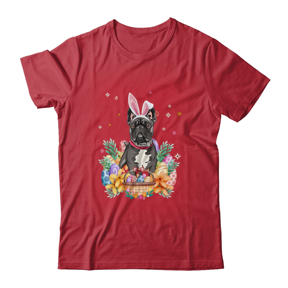 Happy Easter Cute Bunny French Bulldog Wearing Bunny Ears Shirt & Hoodie | siriusteestore