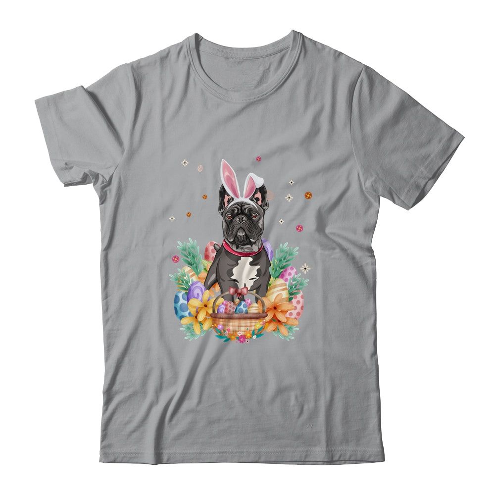 Happy Easter Cute Bunny French Bulldog Wearing Bunny Ears Shirt & Hoodie | siriusteestore