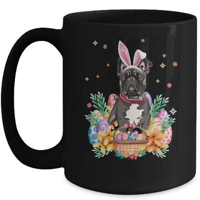 Happy Easter Cute Bunny French Bulldog Wearing Bunny Ears Mug | siriusteestore