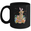 Happy Easter Cute Bunny Labrador Wearing Bunny Ears Mug | siriusteestore