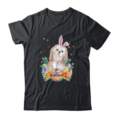 Happy Easter Cute Bunny Shih Tzu Wearing Bunny Ears Shirt & Hoodie | siriusteestore