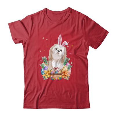 Happy Easter Cute Bunny Shih Tzu Wearing Bunny Ears Shirt & Hoodie | siriusteestore