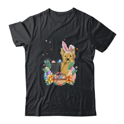 Happy Easter Cute Bunny Yorkie Wearing Bunny Ears Shirt & Hoodie | siriusteestore