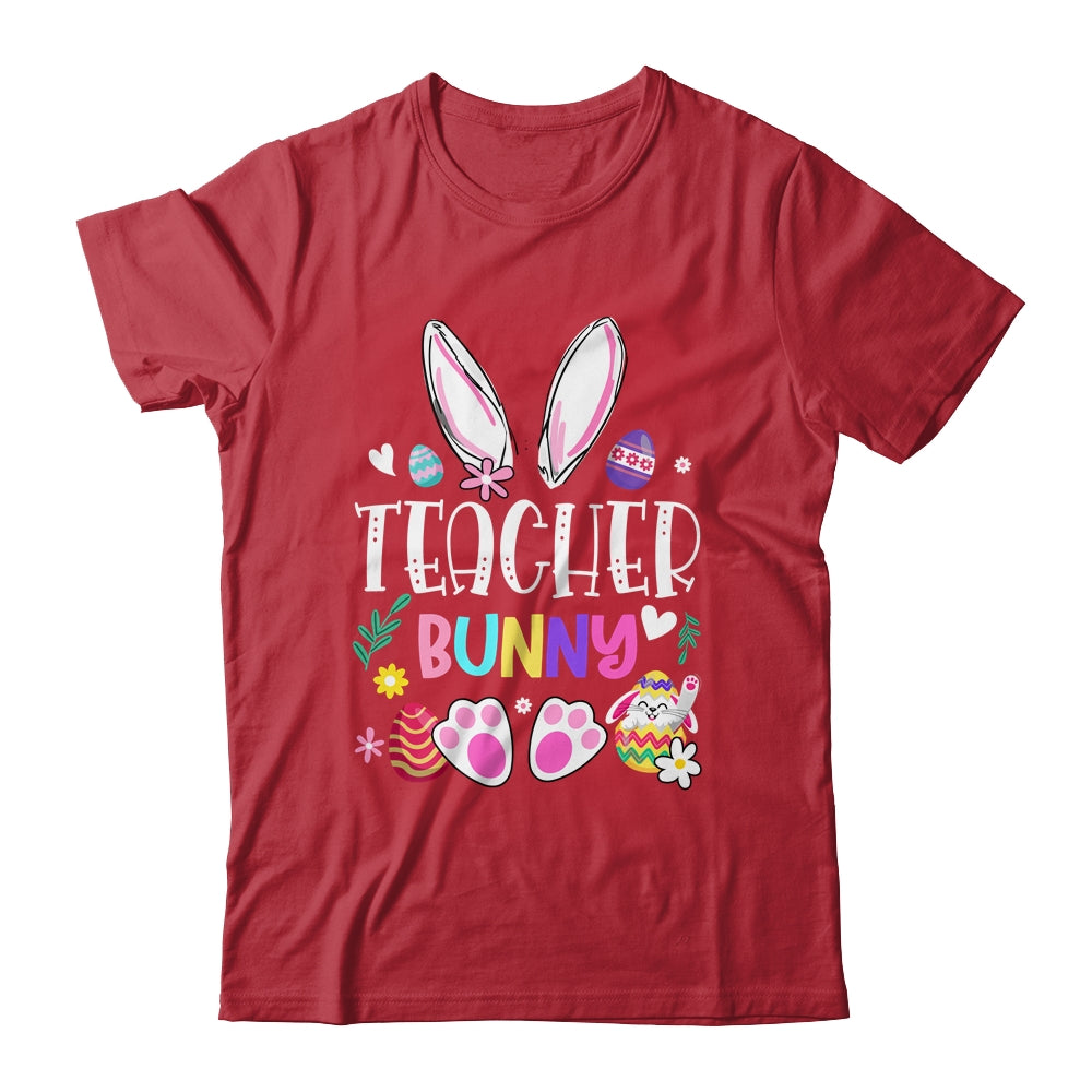 Happy Easter Day Women Teacher Bunny Shirt & Hoodie | siriusteestore