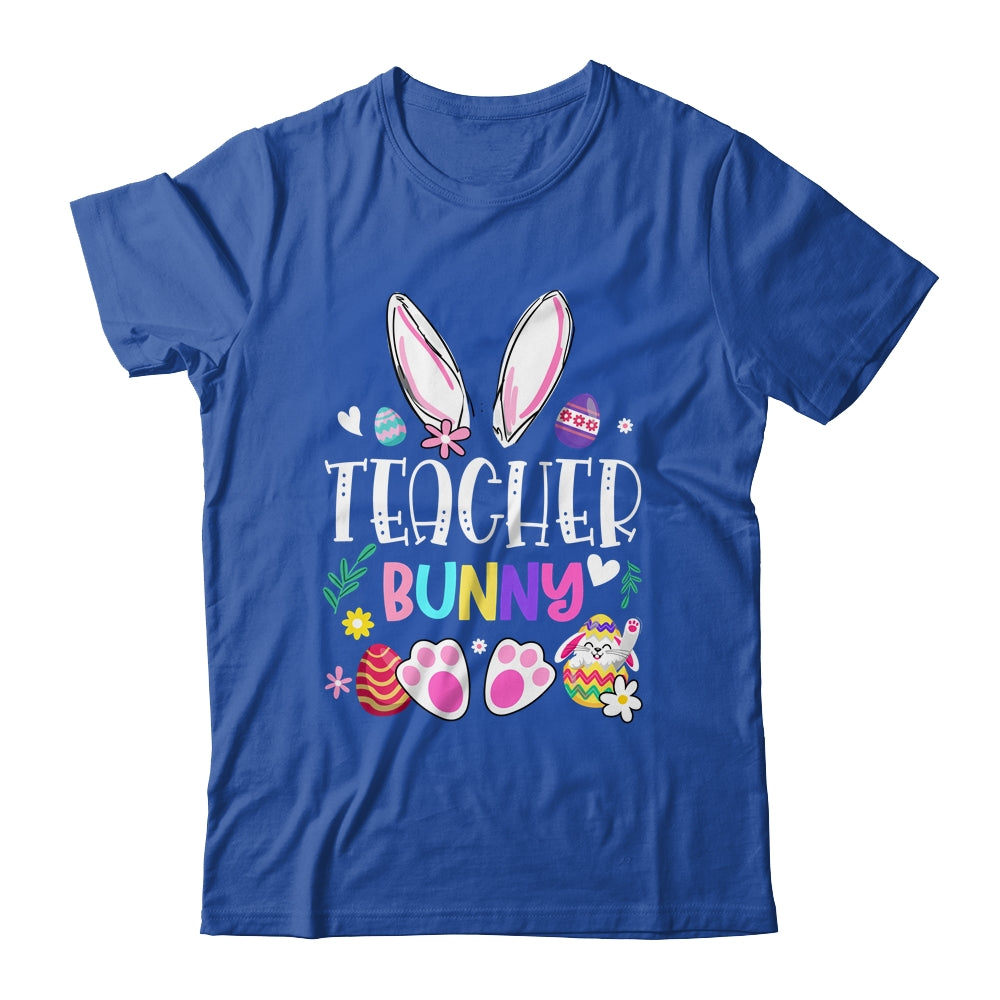 Happy Easter Day Women Teacher Bunny Shirt & Hoodie | siriusteestore