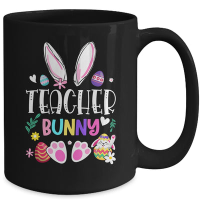 Happy Easter Day Women Teacher Bunny Mug | siriusteestore