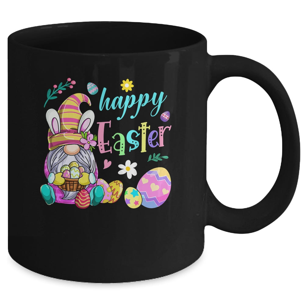 Happy Easter Egg Basket Bunny Ears Gnome Mug | siriusteestore