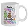 Happy Easter Every Bunny Is Favorite Teacher Rabbits Mug | siriusteestore