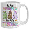 Happy Easter Every Bunny Is Favorite Teacher Rabbits Mug | siriusteestore