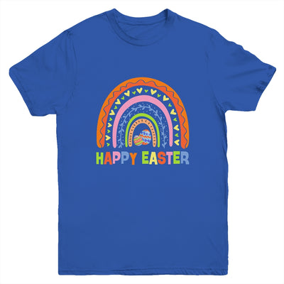 Happy Easter Rainbow Bunny Egg Easter Day Cute Youth Shirt | siriusteestore