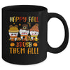 Happy Fall Brush Them All Dental Dentist Squad Thanksgiving Mug | siriusteestore