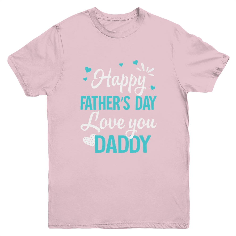 Happy Fathers Day Daddy For Dad Kids Youth Shirt | siriusteestore