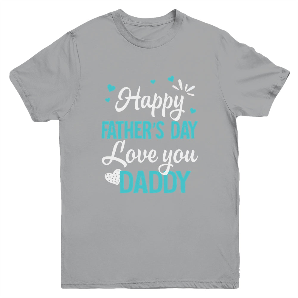 Happy Fathers Day Daddy For Dad Kids Youth Shirt | siriusteestore