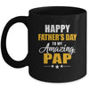 Happy Fathers Day For My Amazing Pap From Son Daughter Mug | siriusteestore