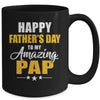Happy Fathers Day For My Amazing Pap From Son Daughter Mug | siriusteestore