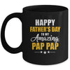 Happy Fathers Day For My Amazing Pap Pap From Son Daughter Mug | siriusteestore