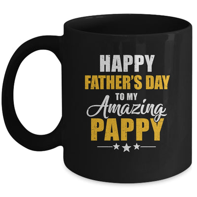 Happy Fathers Day For My Amazing Pappy From Son Daughter Mug | siriusteestore