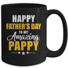 Happy Fathers Day For My Amazing Pappy From Son Daughter Mug | siriusteestore