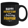 Happy Fathers Day For My Amazing Pawpaw From Son Daughter Mug | siriusteestore