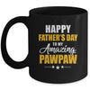Happy Fathers Day For My Amazing Pawpaw From Son Daughter Mug | siriusteestore