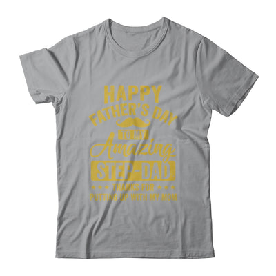 Happy Fathers Day To My Amazing Stepdad Funny Stepdad Shirt & Hoodie | siriusteestore