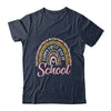 Happy First Day Of School Leopard Rainbow Back To School Shirt & Hoodie | siriusteestore