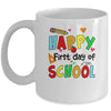 Happy First Day Of School Teacher Back To School Boys Girls Mug | siriusteestore