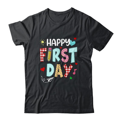 Happy First Day Welcome Back To School Teacher Shirt & Hoodie | siriusteestore