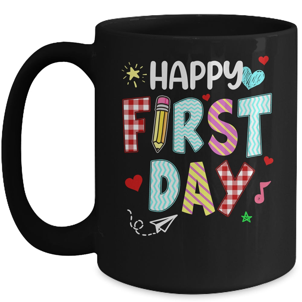 Happy First Day Welcome Back To School Teacher Mug | siriusteestore