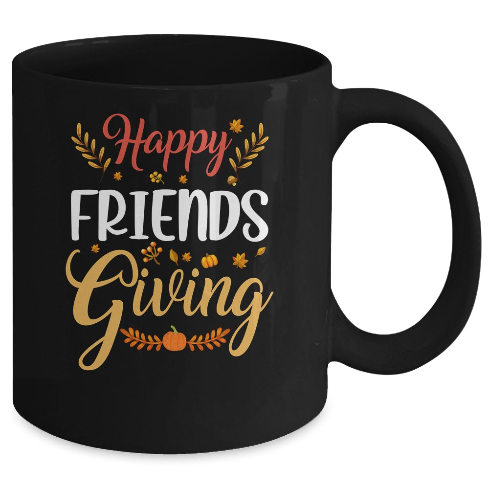 Happy Friendsgiving Turkey Friends Giving Funny Mug | siriusteestore