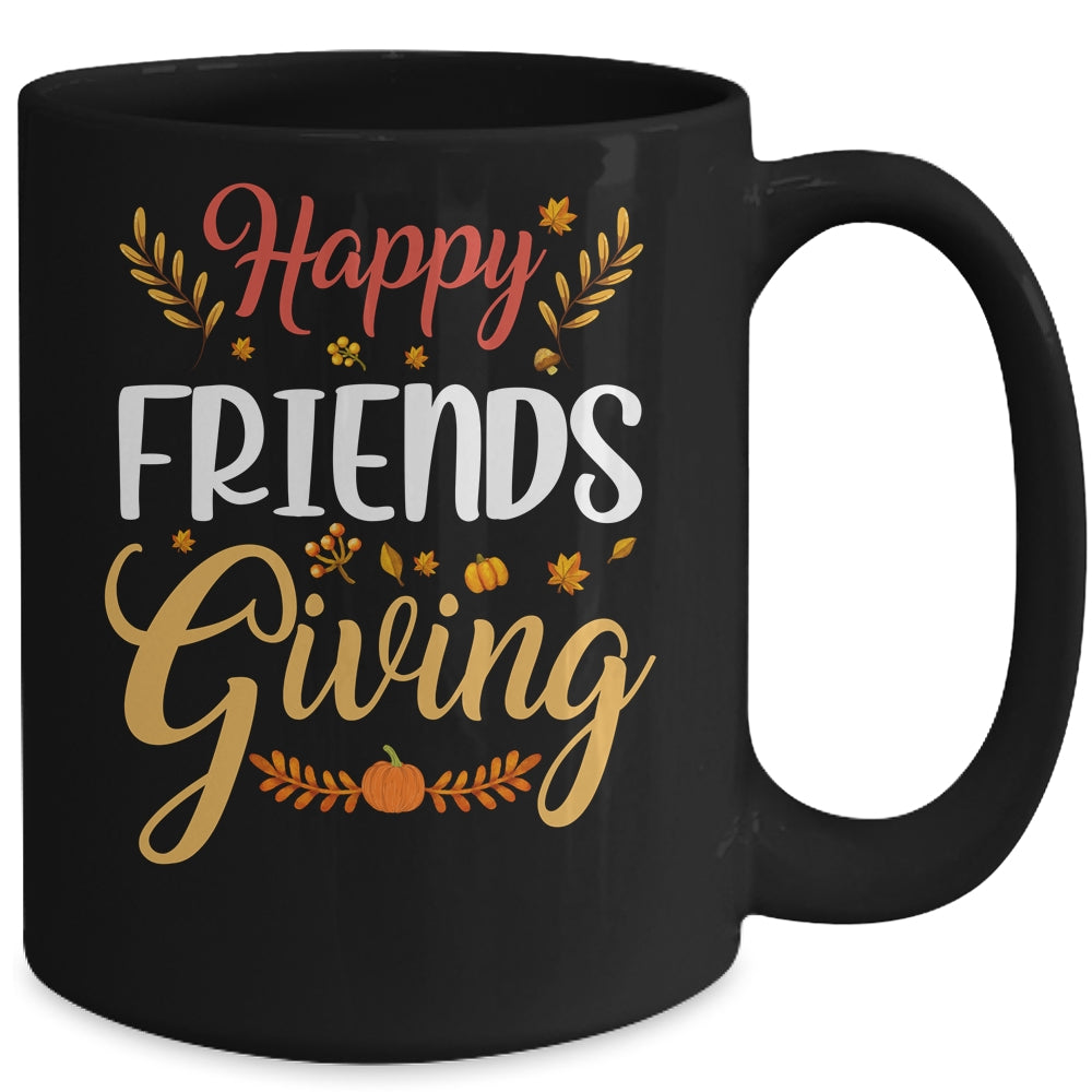 Happy Friendsgiving Turkey Friends Giving Funny Mug | siriusteestore