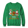 Happy Hallothanksmas Ghost Turkey Pumpkin Christmas Santa Shirt & Sweatshirt | siriusteestore