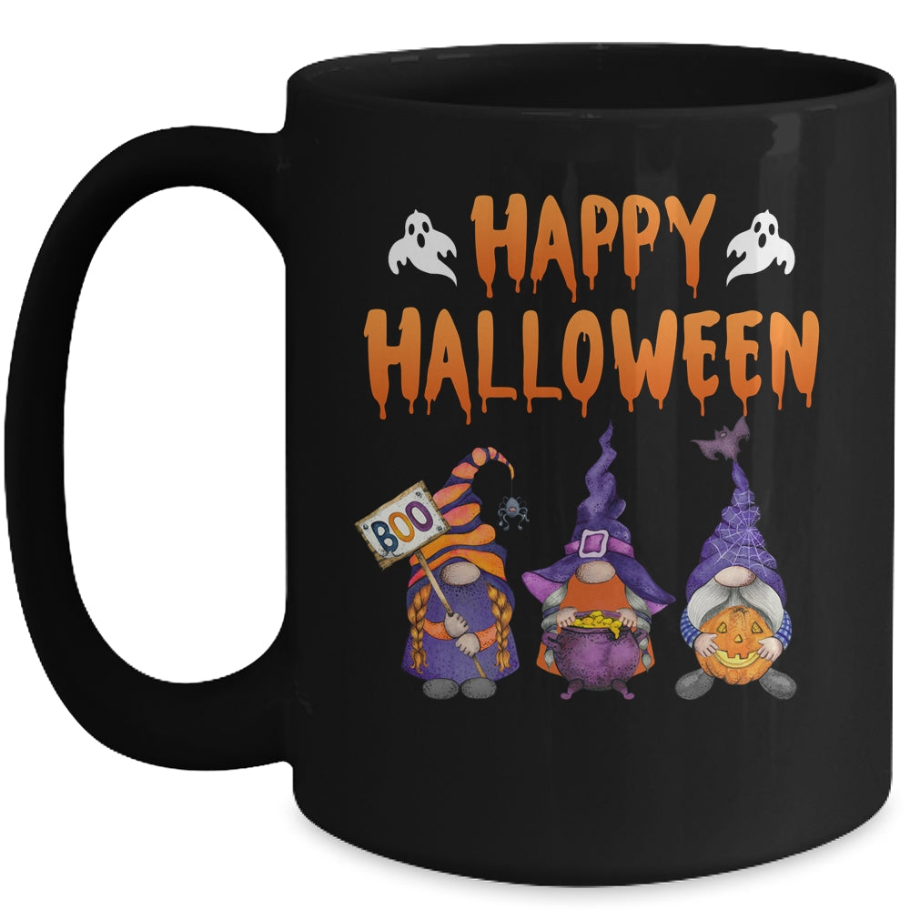 Happy Halloween Cute Gnomes Gnome Autumn Fall Mug | siriusteestore