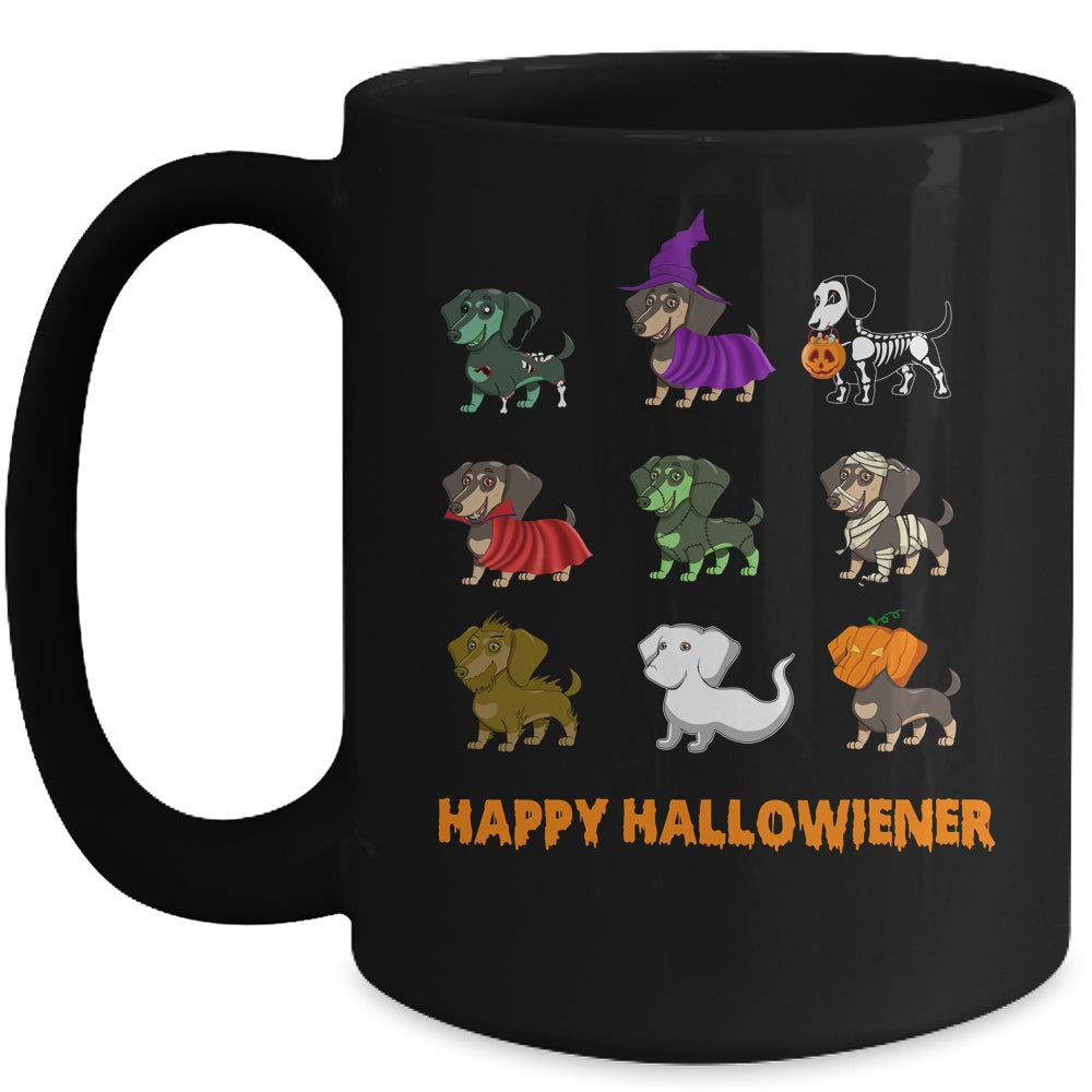 Happy Halloween Halloweiner Dachshund Dog Lovers Mug | siriusteestore