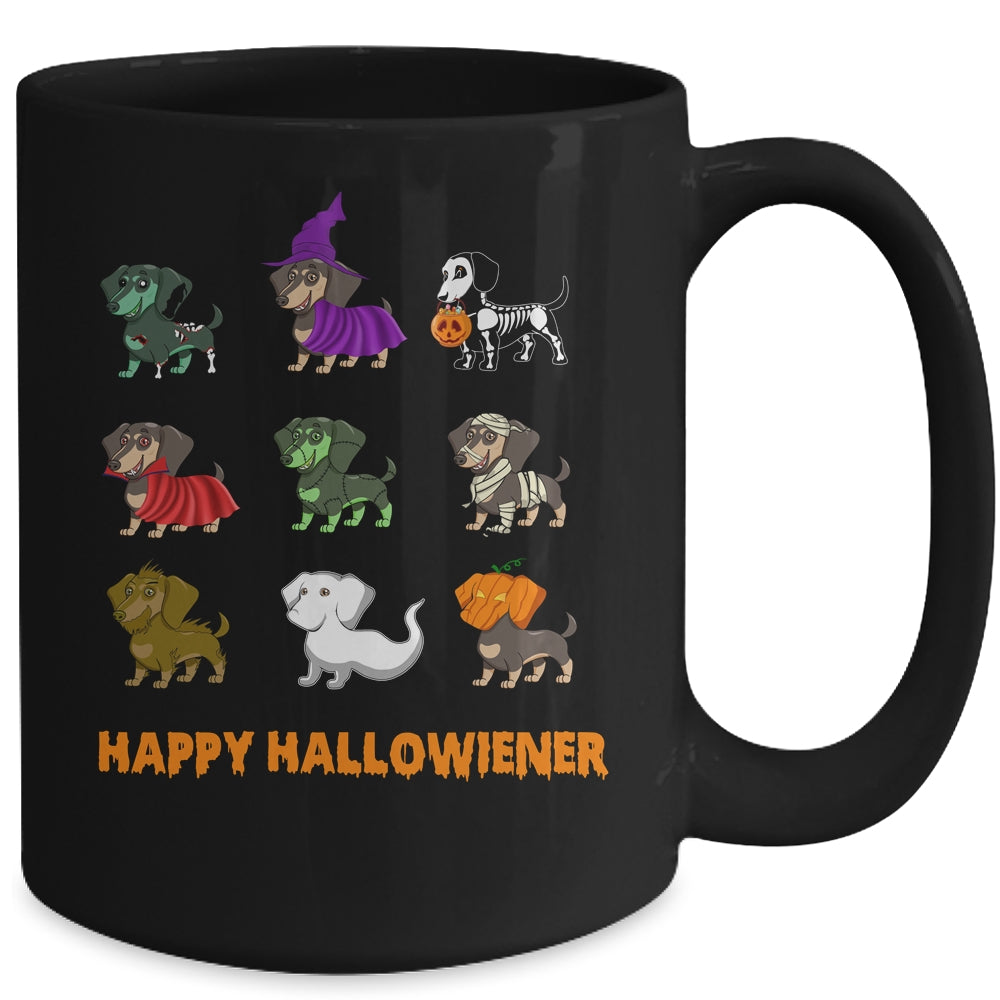 Happy Halloween Halloweiner Dachshund Dog Lovers Mug | siriusteestore