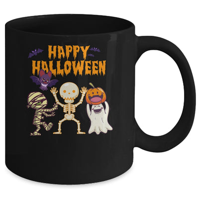 Happy Halloween Skeleton Pumpkin Ghost Cute Kids Boys Girls Mug | siriusteestore