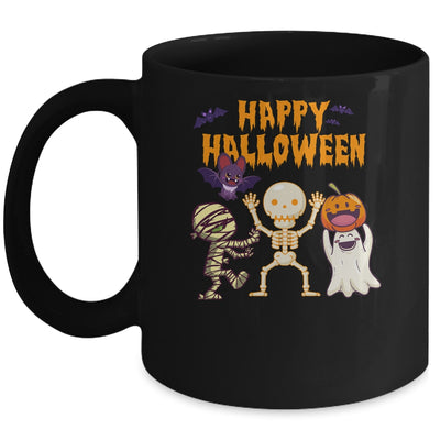 Happy Halloween Skeleton Pumpkin Ghost Cute Kids Boys Girls Mug | siriusteestore