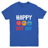 Happy International Dot Day Cute Colorful Dots Kids Youth Shirt | siriusteestore