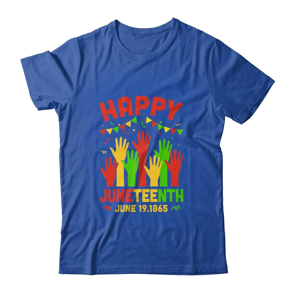 Happy Juneteenth Day Black Freedom African T-Shirt & Tank Top | Siriustee.com.com