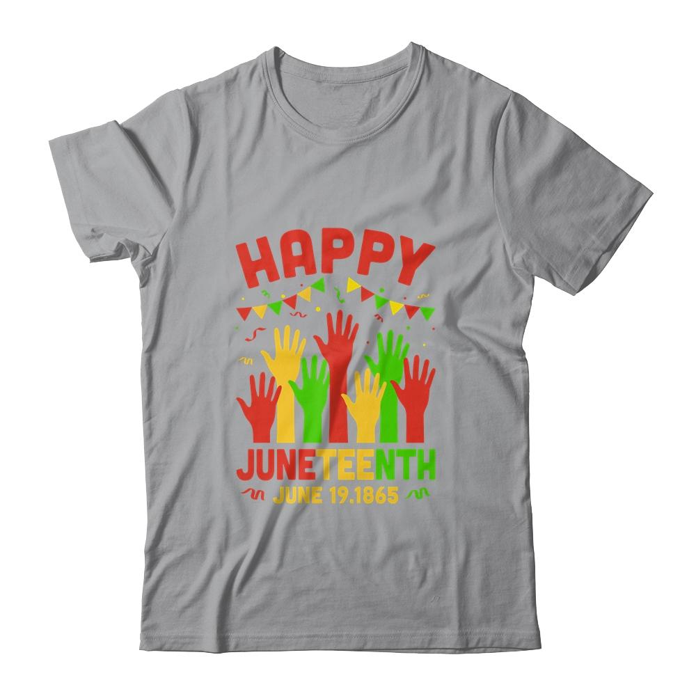 Happy Juneteenth Day Black Freedom African T-Shirt & Tank Top | Siriustee.com.com