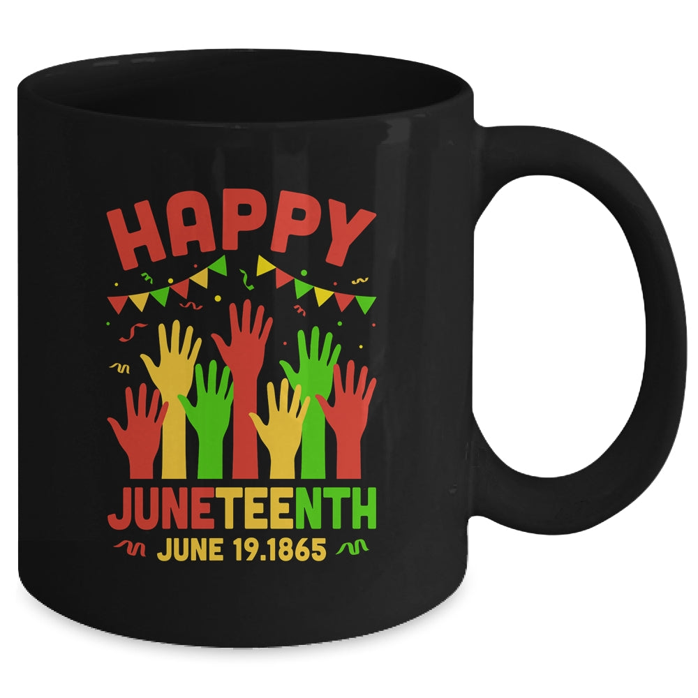 Happy Juneteenth Day Black Freedom African Mug | siriusteestore