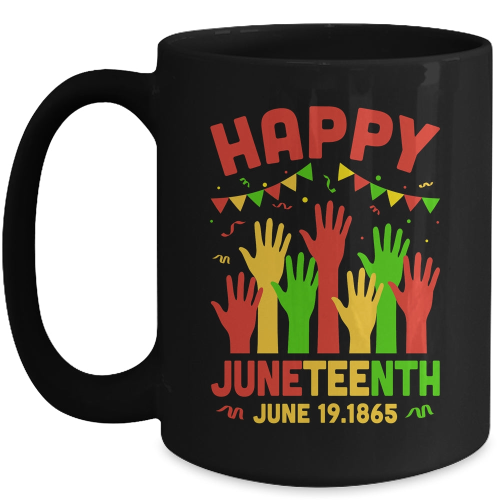 Happy Juneteenth Day Black Freedom African Mug | siriusteestore