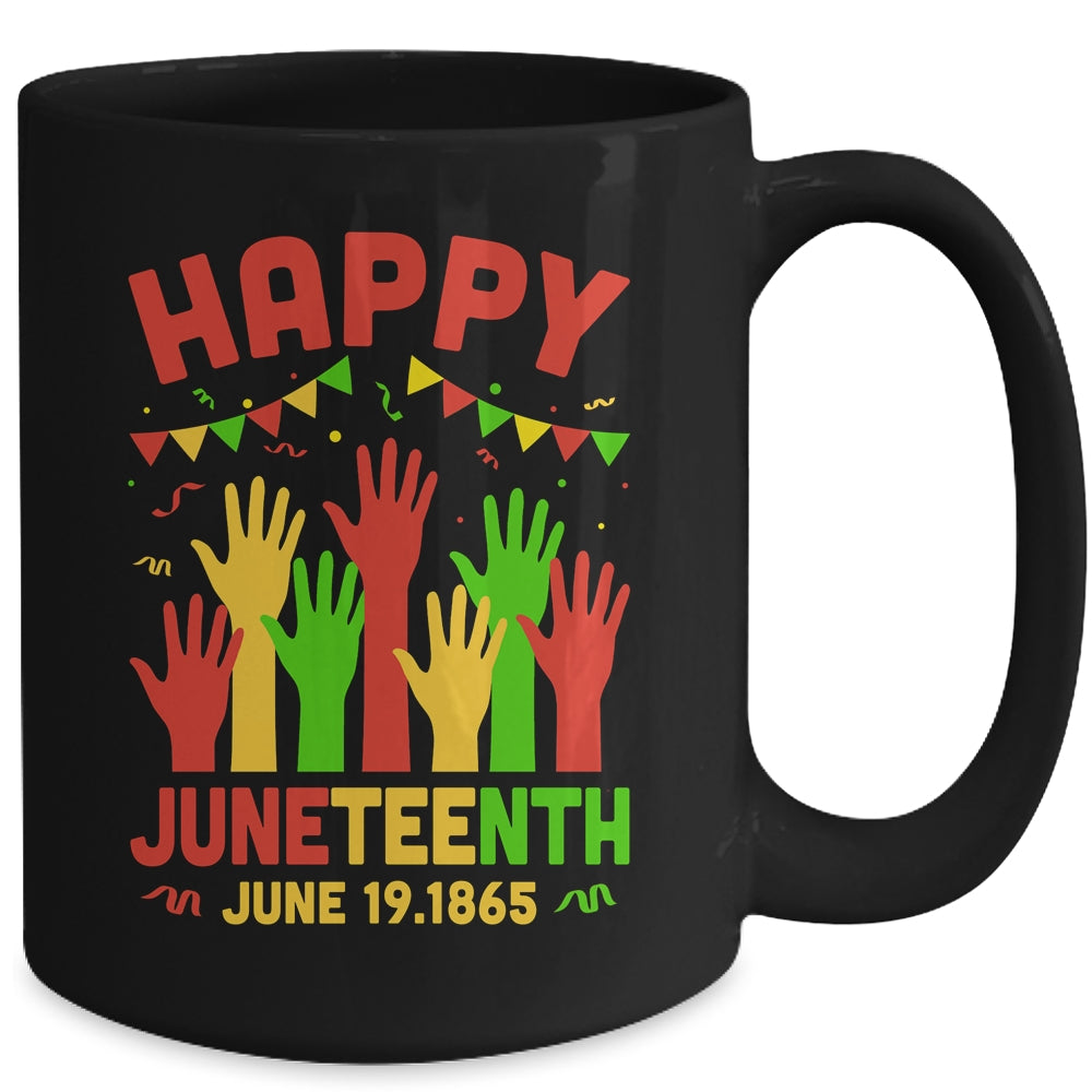 Happy Juneteenth Day Black Freedom African Mug | siriusteestore
