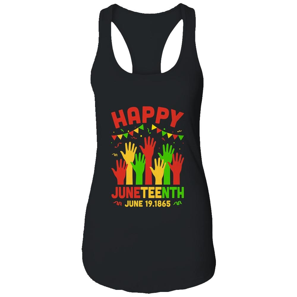 Happy Juneteenth Day Black Freedom African T-Shirt & Tank Top | Siriustee.com.com