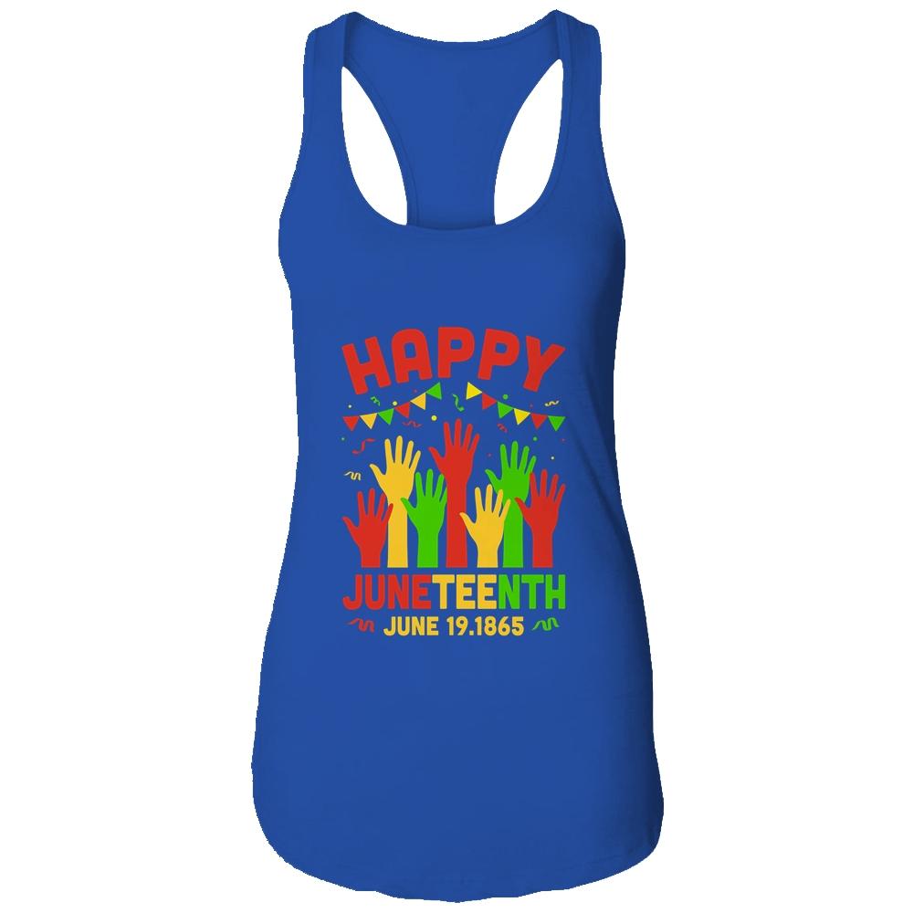Happy Juneteenth Day Black Freedom African T-Shirt & Tank Top | Siriustee.com.com