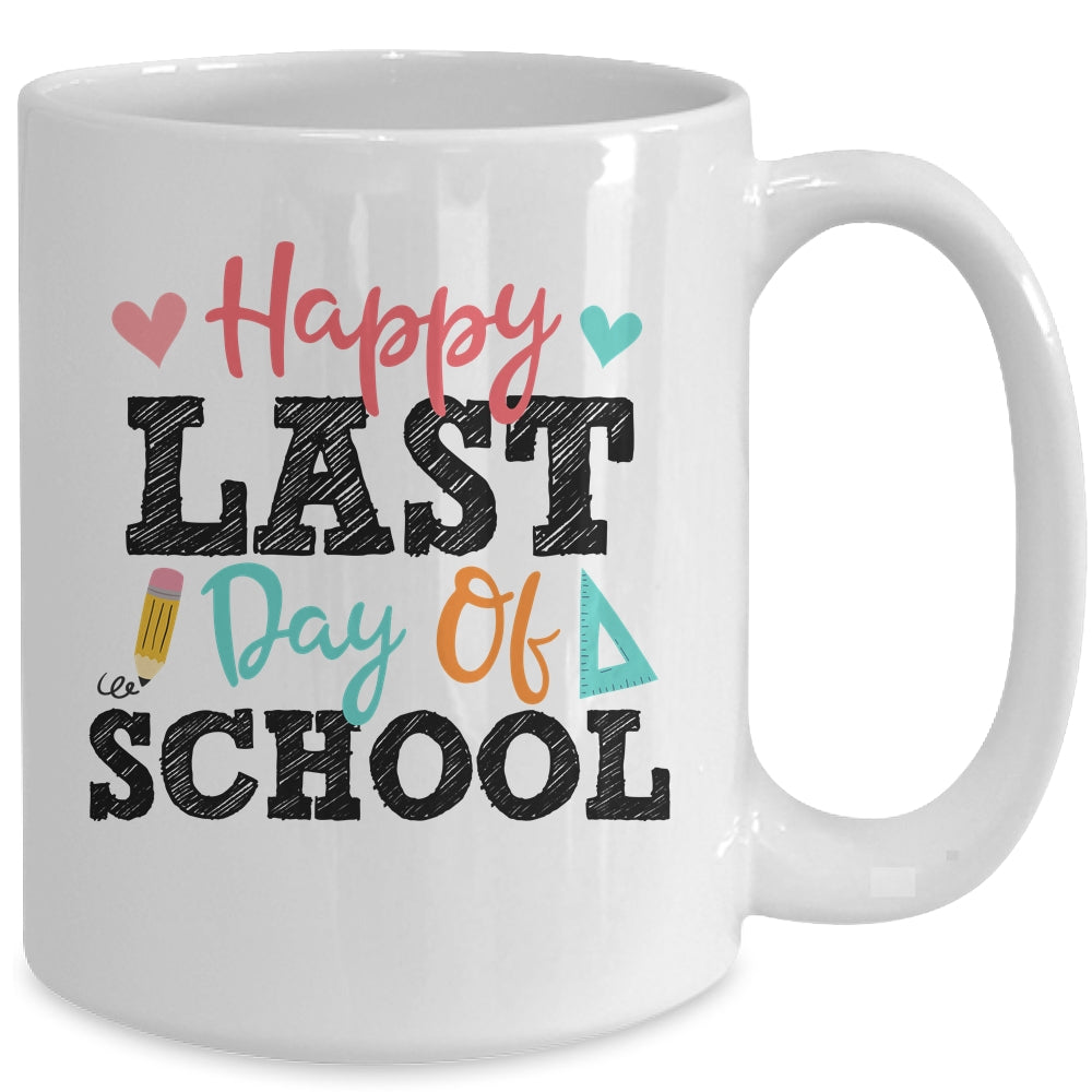 Happy Last Day Of School Kids Teacher Graduation Mug | siriusteestore