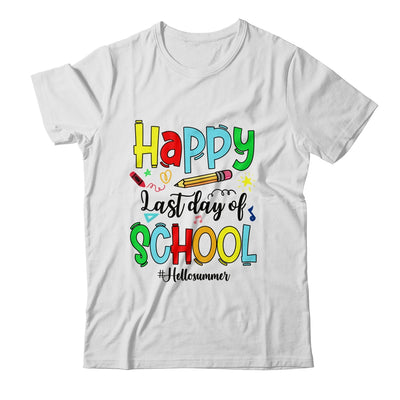 Happy Last Day Of School Shirt Hello Summer Teacher Student Shirt & Hoodie | siriusteestore