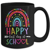 Happy Last Day Of School Teacher Student Graduation Rainbow Mug | siriusteestore