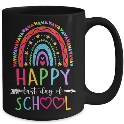 Happy Last Day Of School Teacher Student Graduation Rainbow Mug | siriusteestore
