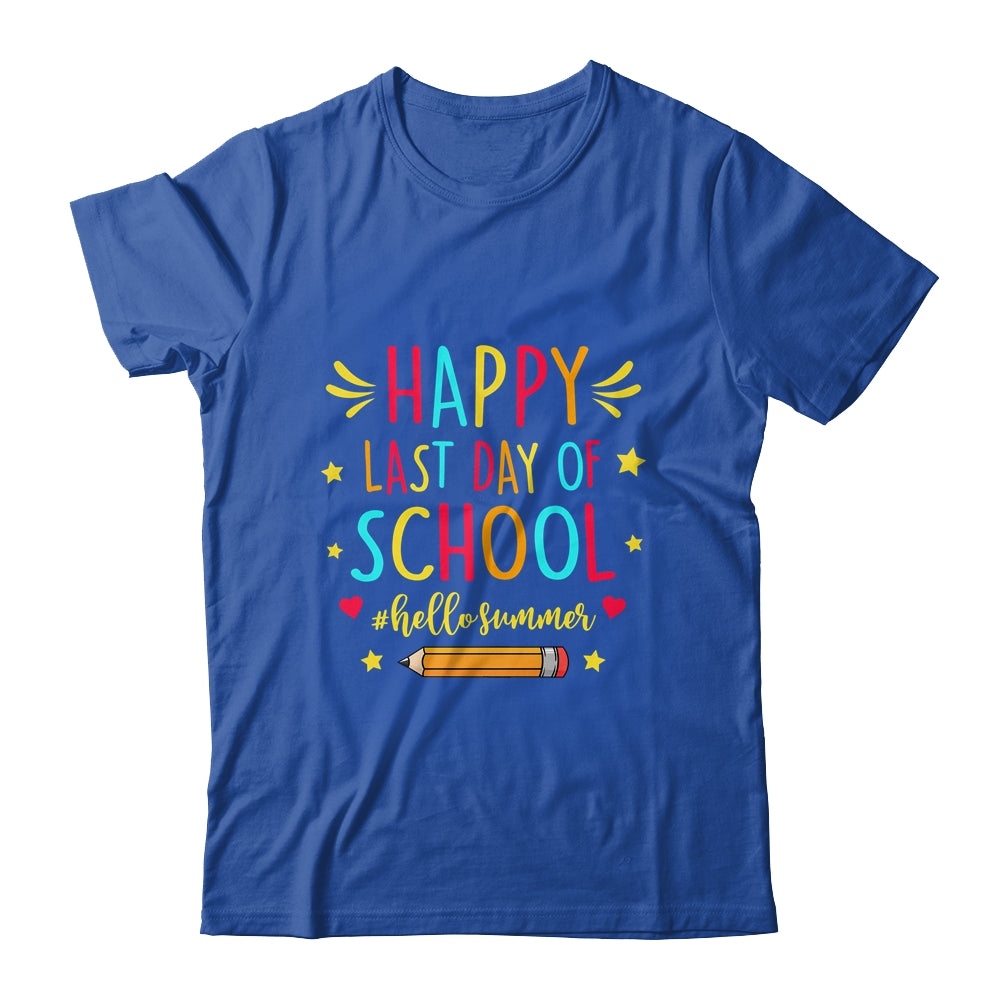 Happy Last Day Of School funny Hello Summer Teacher Student Shirt & Hoodie | siriusteestore
